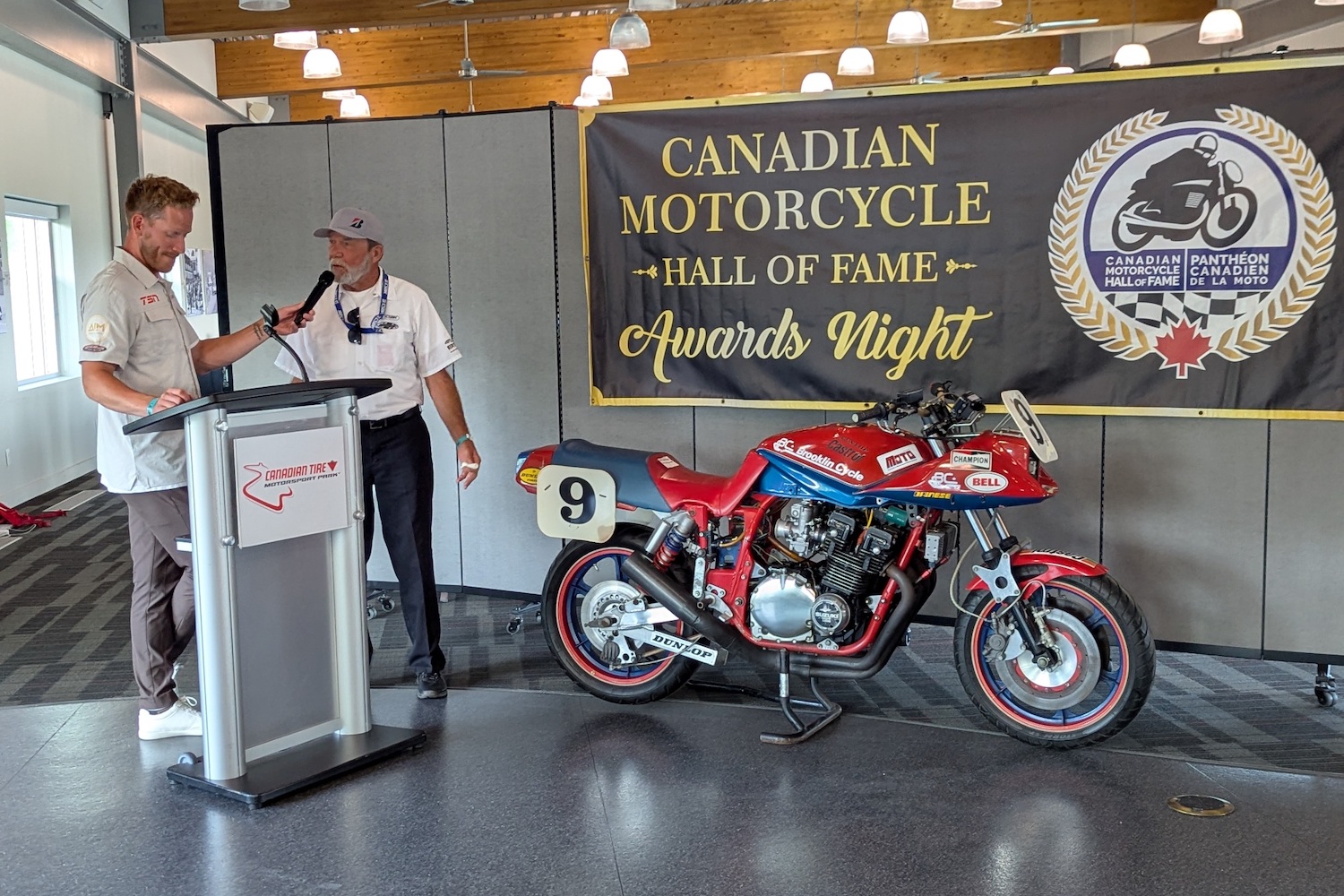 Canadian Motorcycle Hall of Fame supports Hard Charger Award and Saturday event at CTMP CSBK final