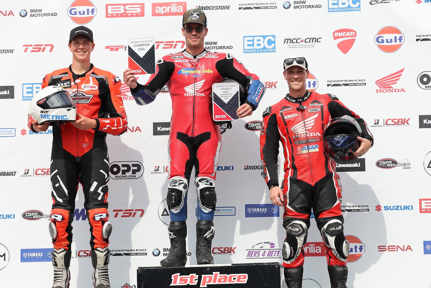 Young approaches lap record with dominant pole position at CTMP finale